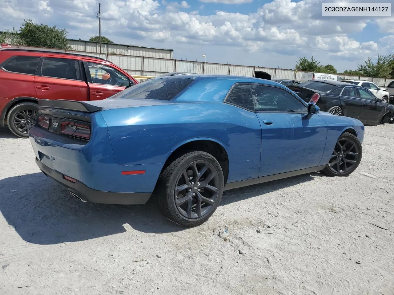 2021 Dodge Challenger Sxt VIN: 2C3CDZAG6NH144127 Lot: 69224644