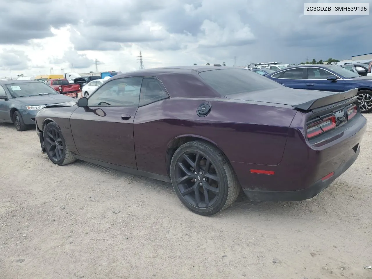 2021 Dodge Challenger R/T VIN: 2C3CDZBT3MH539196 Lot: 69296894