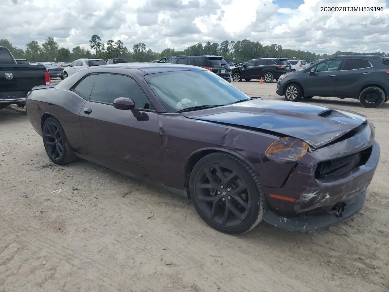 2021 Dodge Challenger R/T VIN: 2C3CDZBT3MH539196 Lot: 69296894