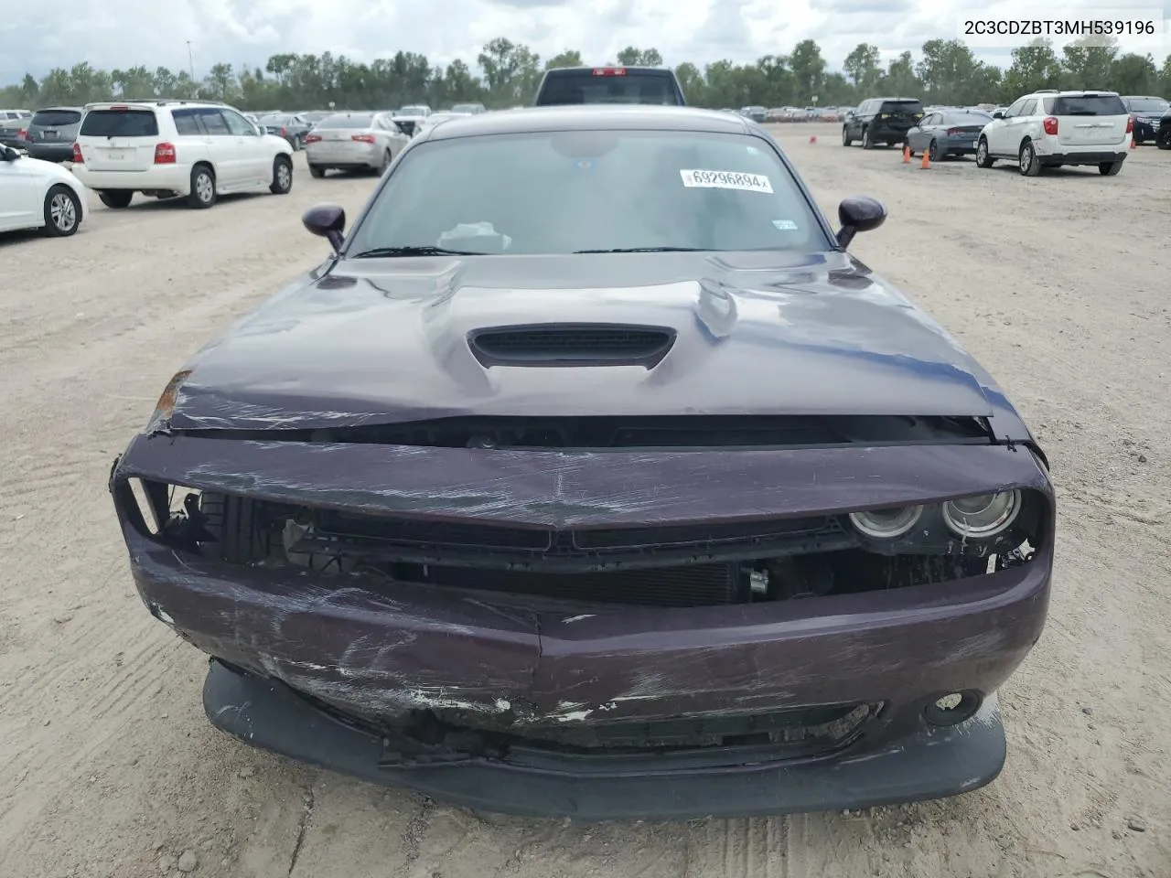 2021 Dodge Challenger R/T VIN: 2C3CDZBT3MH539196 Lot: 69296894