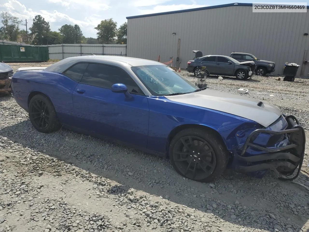 2021 Dodge Challenger R/T VIN: 2C3CDZBT3MH660469 Lot: 69866924