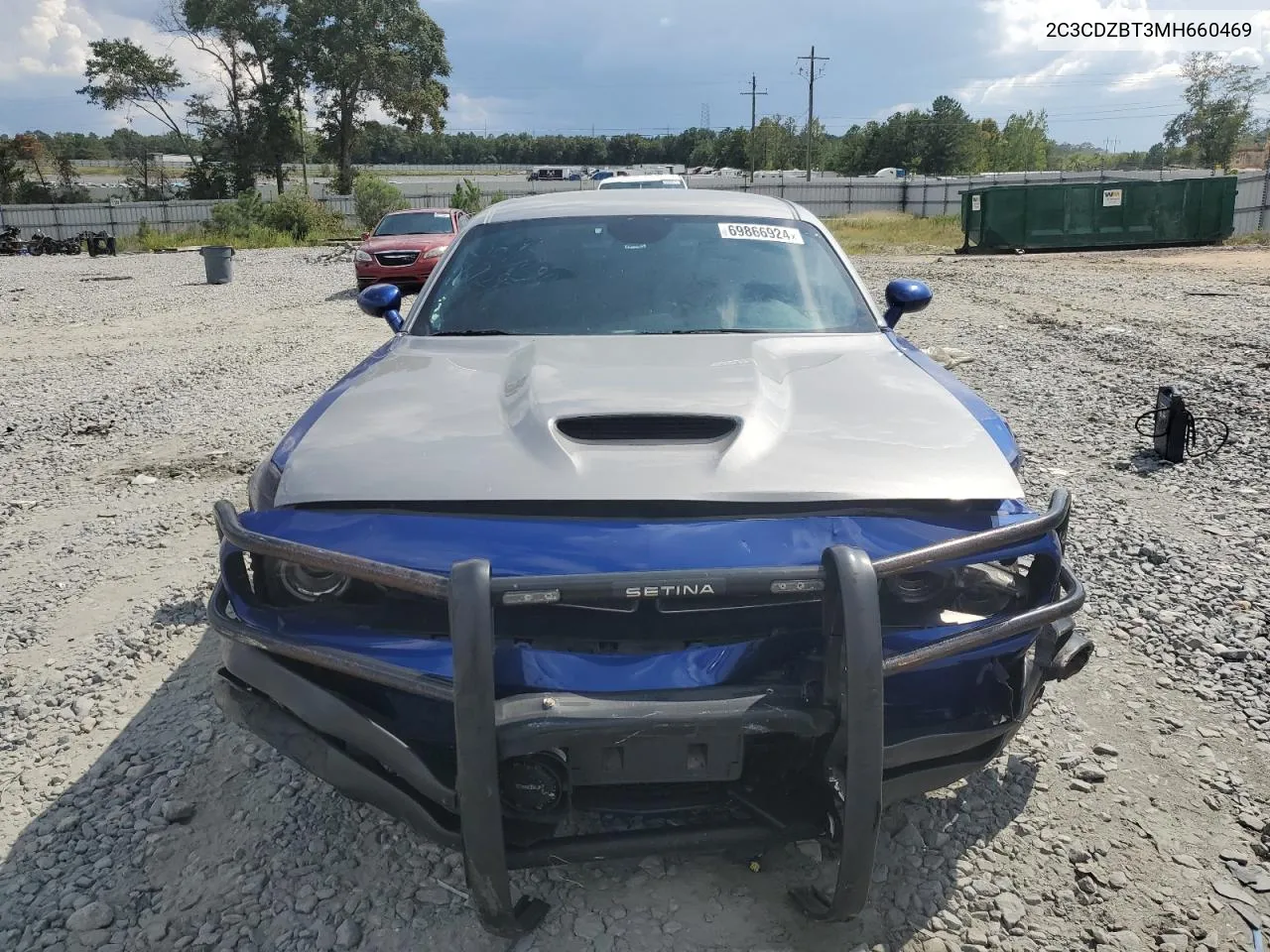 2021 Dodge Challenger R/T VIN: 2C3CDZBT3MH660469 Lot: 69866924