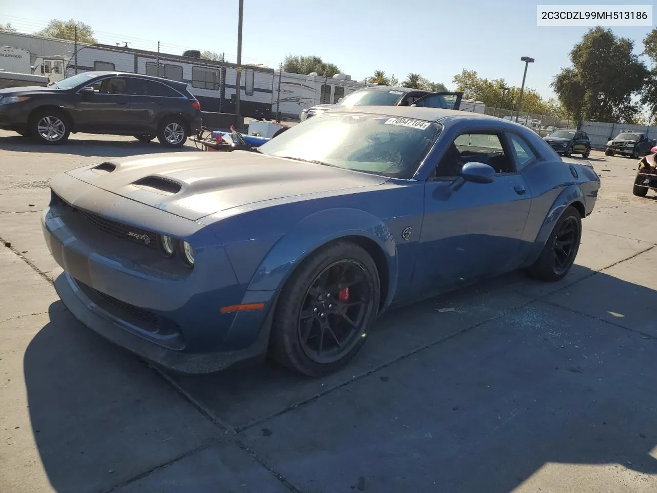 2C3CDZL99MH513186 2021 Dodge Challenger Srt Hellcat Redeye