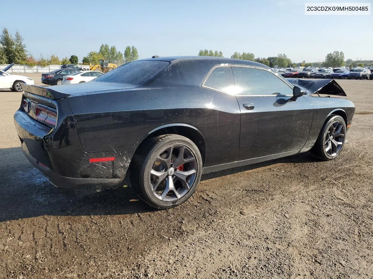 2021 Dodge Challenger Gt VIN: 2C3CDZKG9MH500485 Lot: 70137184