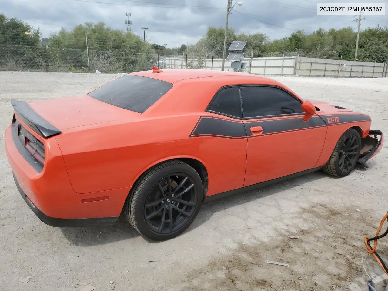 2021 Dodge Challenger R/T Scat Pack VIN: 2C3CDZFJ2MH655367 Lot: 70189684