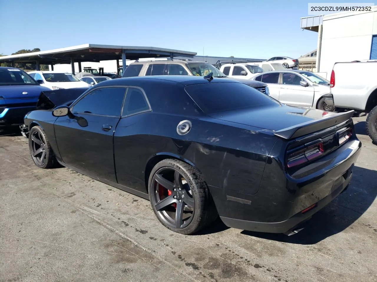 2021 Dodge Challenger Srt Hellcat Redeye VIN: 2C3CDZL99MH572352 Lot: 70423344