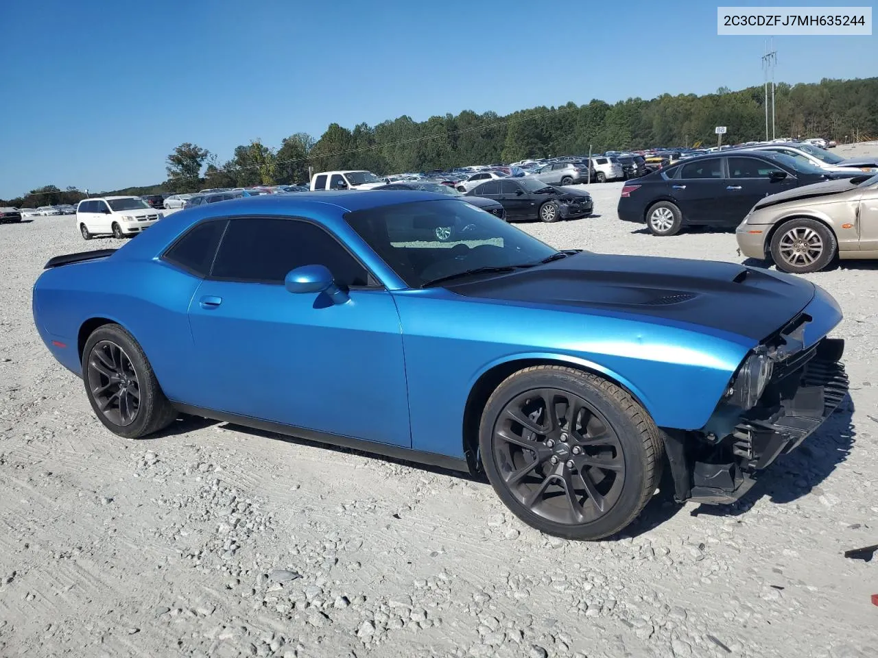 2021 Dodge Challenger R/T Scat Pack VIN: 2C3CDZFJ7MH635244 Lot: 70425334