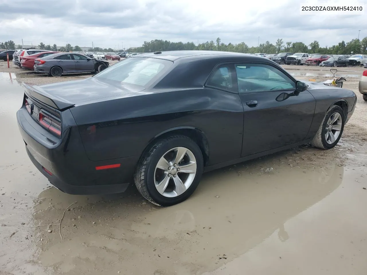 2021 Dodge Challenger Sxt VIN: 2C3CDZAGXMH542410 Lot: 70426324