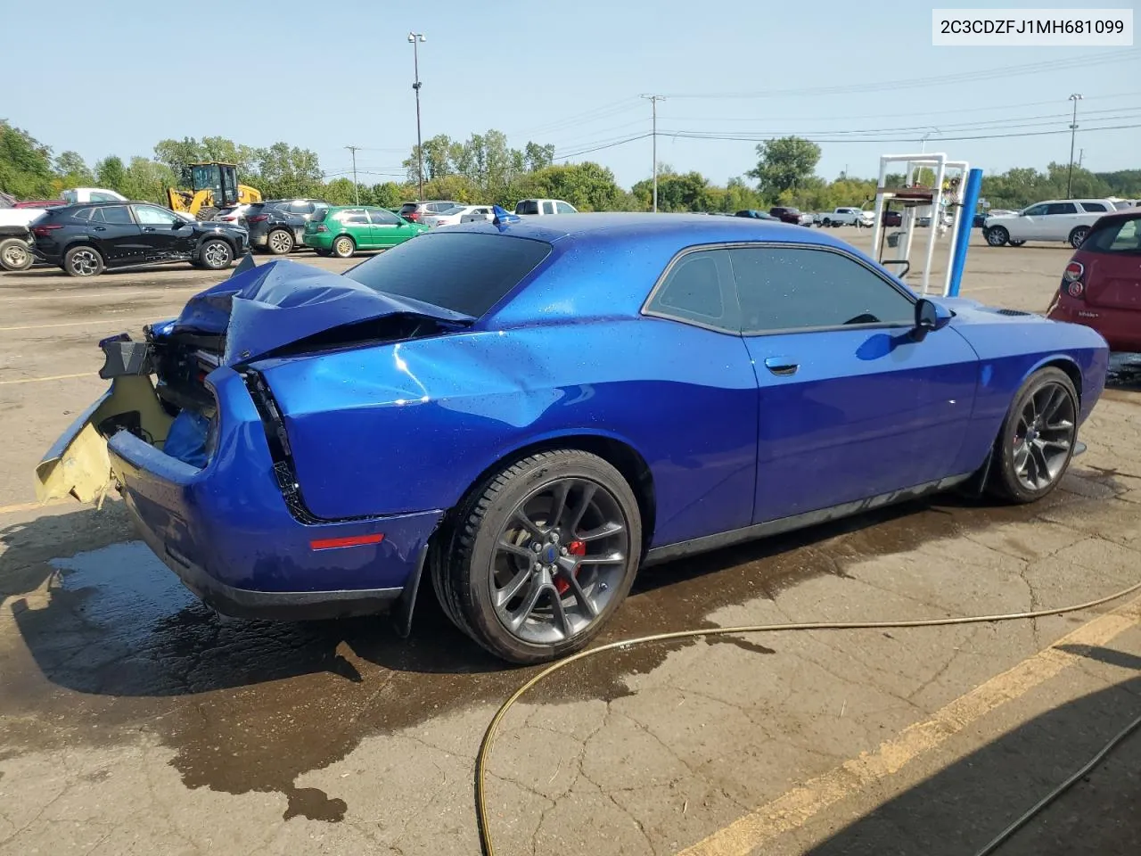 2021 Dodge Challenger R/T Scat Pack VIN: 2C3CDZFJ1MH681099 Lot: 70707594