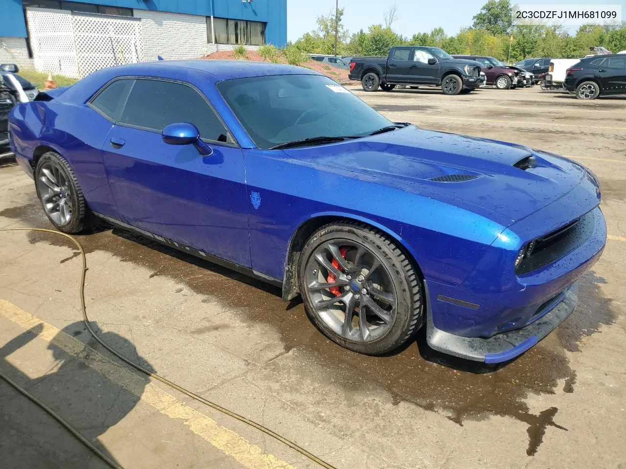 2021 Dodge Challenger R/T Scat Pack VIN: 2C3CDZFJ1MH681099 Lot: 70707594