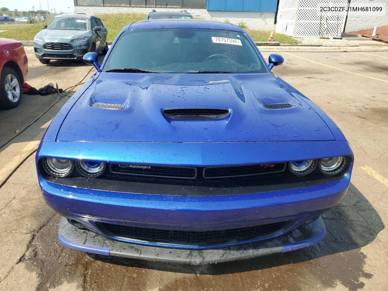 2021 Dodge Challenger R/T Scat Pack VIN: 2C3CDZFJ1MH681099 Lot: 70707594