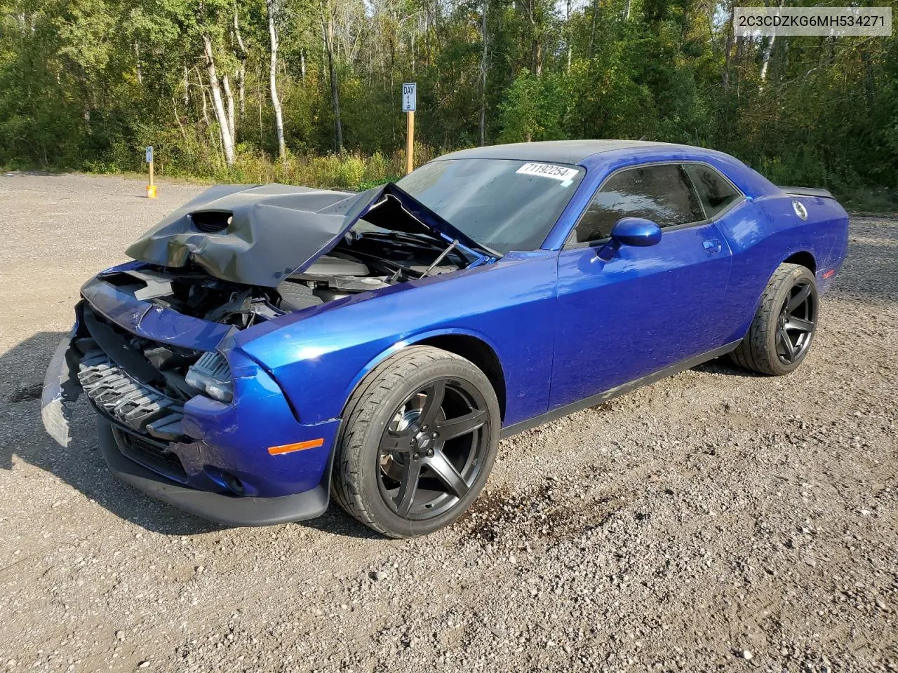 2C3CDZKG6MH534271 2021 Dodge Challenger Gt