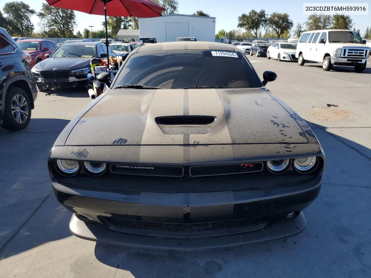 2021 Dodge Challenger R/T VIN: 2C3CDZBT6MH593916 Lot: 71294554