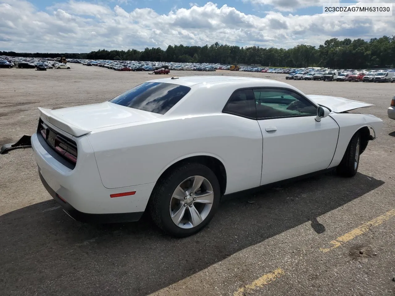 2021 Dodge Challenger Sxt VIN: 2C3CDZAG7MH631030 Lot: 71525264