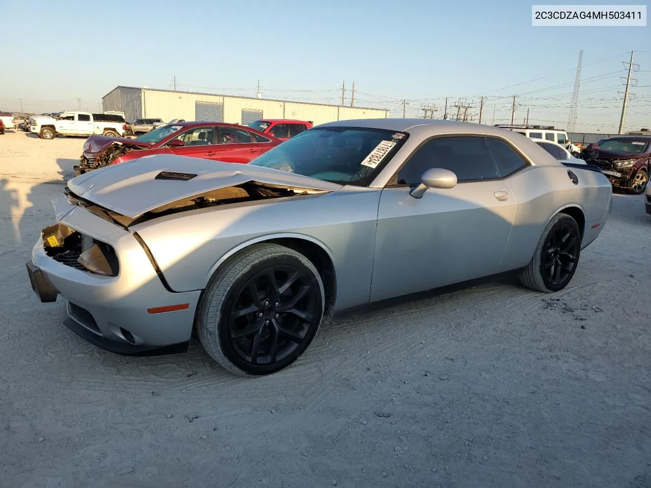 2021 Dodge Challenger Sxt VIN: 2C3CDZAG4MH503411 Lot: 71877834