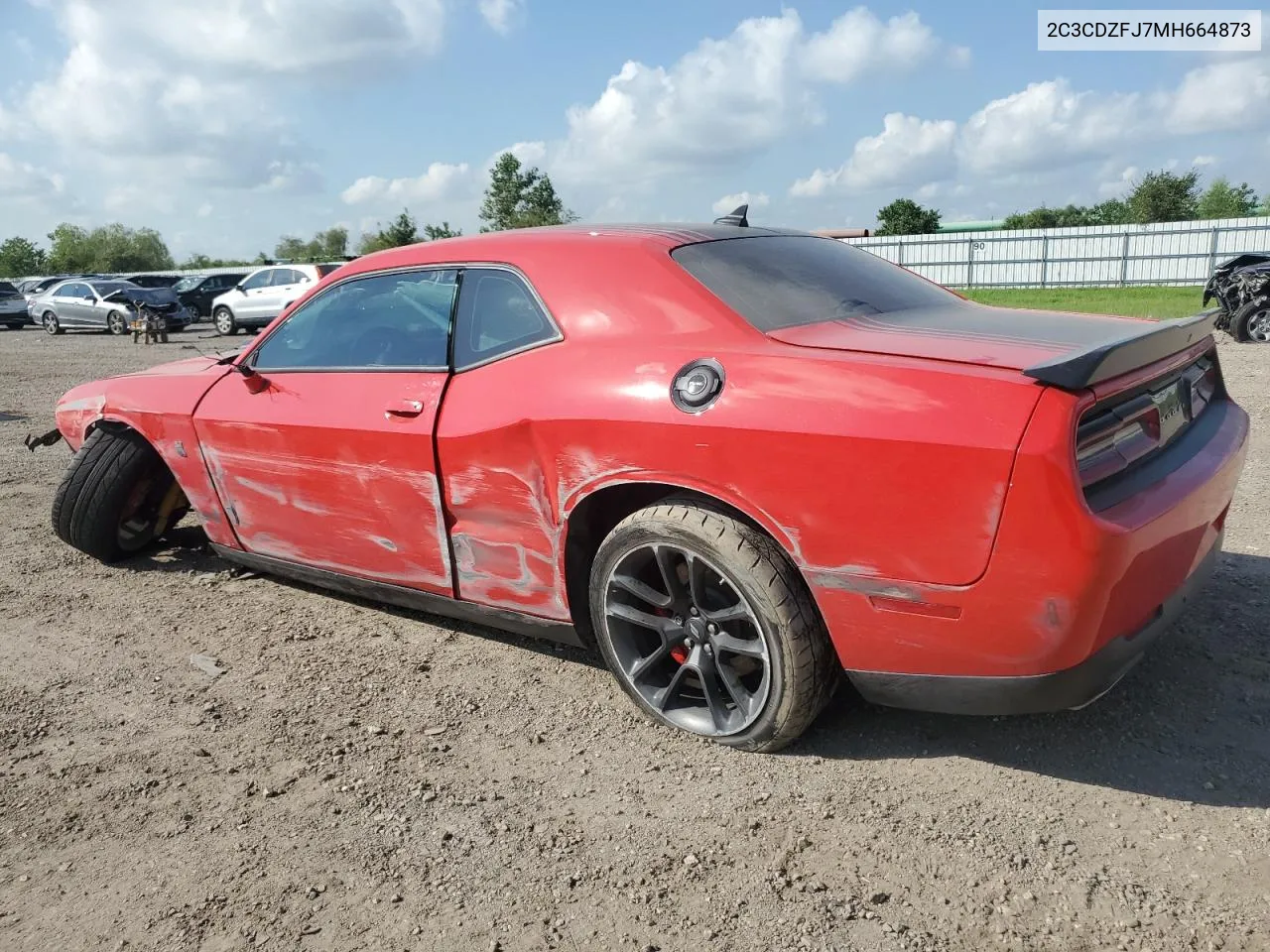 2021 Dodge Challenger R/T Scat Pack VIN: 2C3CDZFJ7MH664873 Lot: 71893054