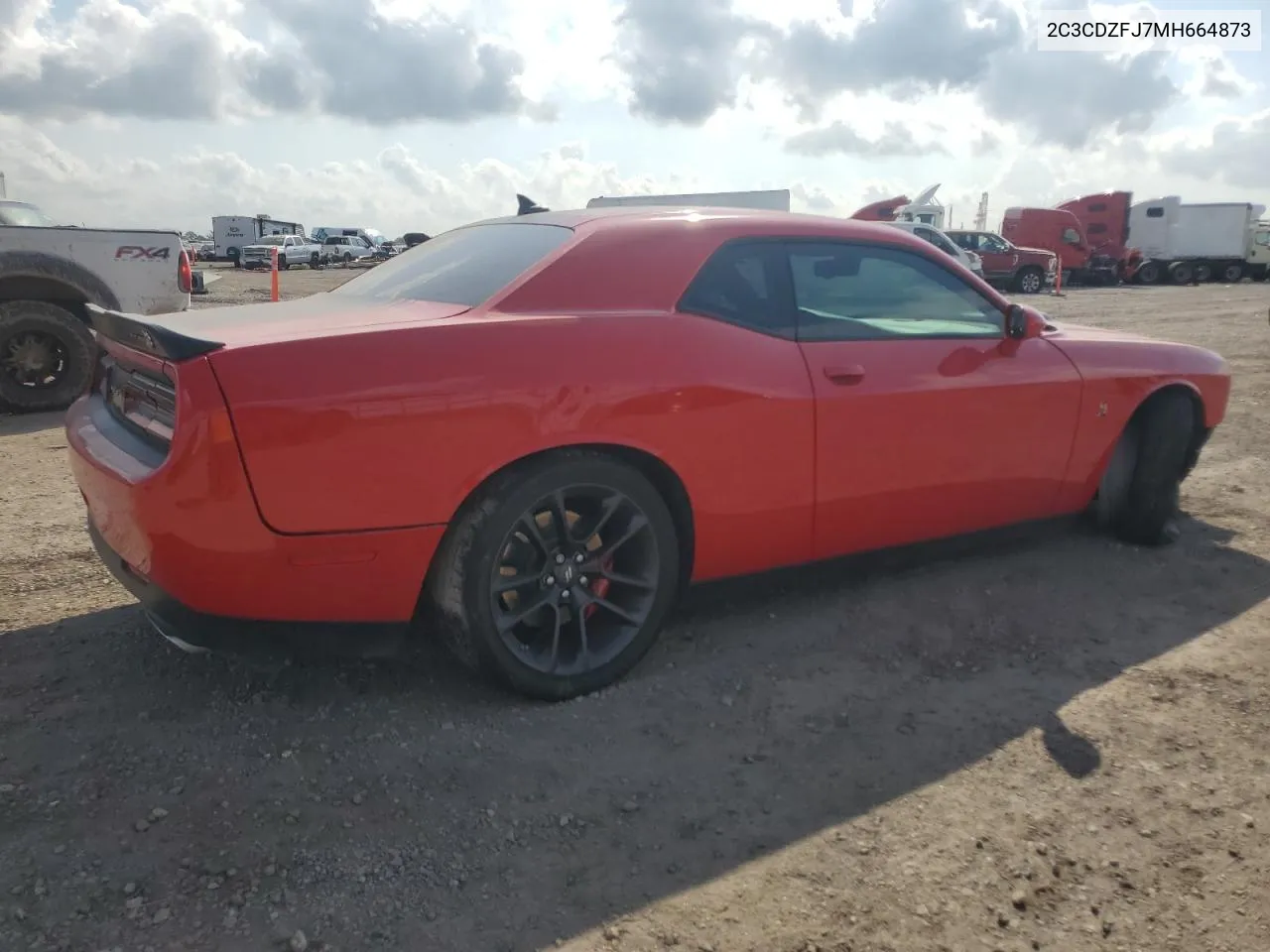 2021 Dodge Challenger R/T Scat Pack VIN: 2C3CDZFJ7MH664873 Lot: 71893054