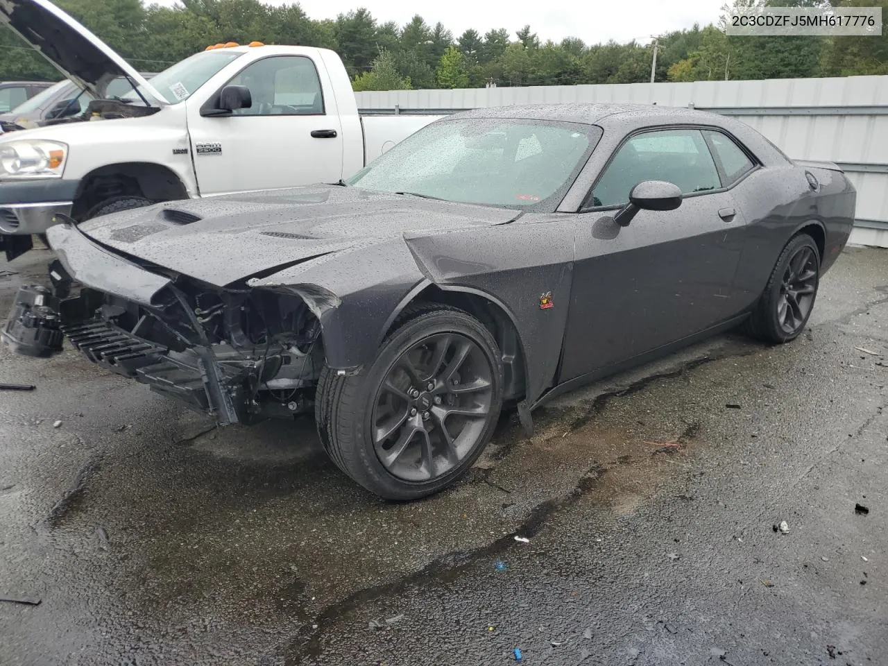 2021 Dodge Challenger R/T Scat Pack VIN: 2C3CDZFJ5MH617776 Lot: 71938874