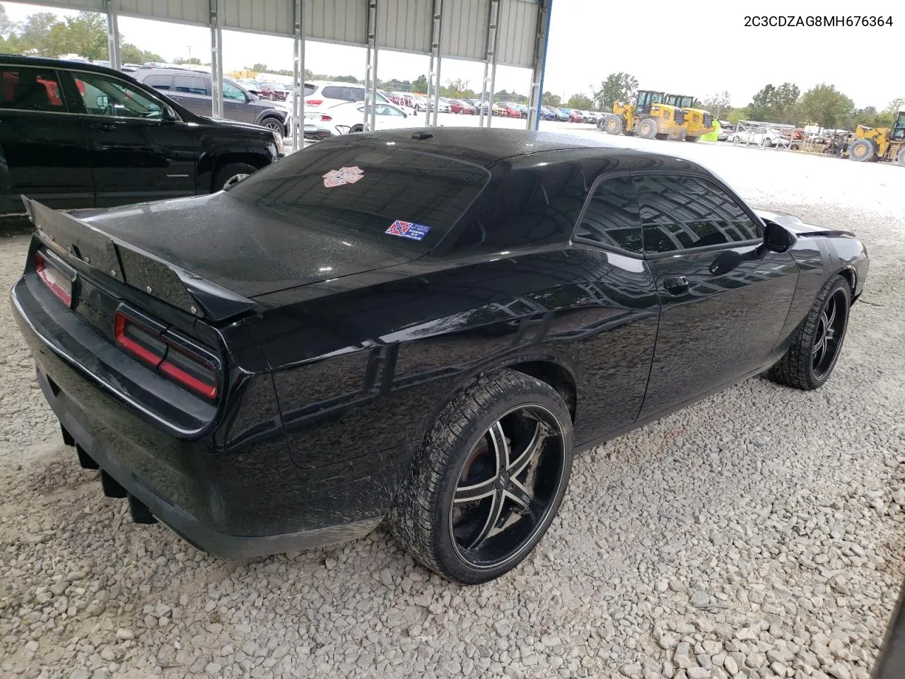 2021 Dodge Challenger Sxt VIN: 2C3CDZAG8MH676364 Lot: 72039714