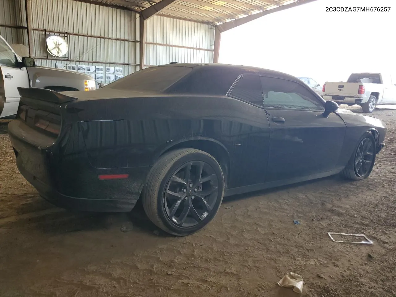 2021 Dodge Challenger Sxt VIN: 2C3CDZAG7MH676257 Lot: 72140654