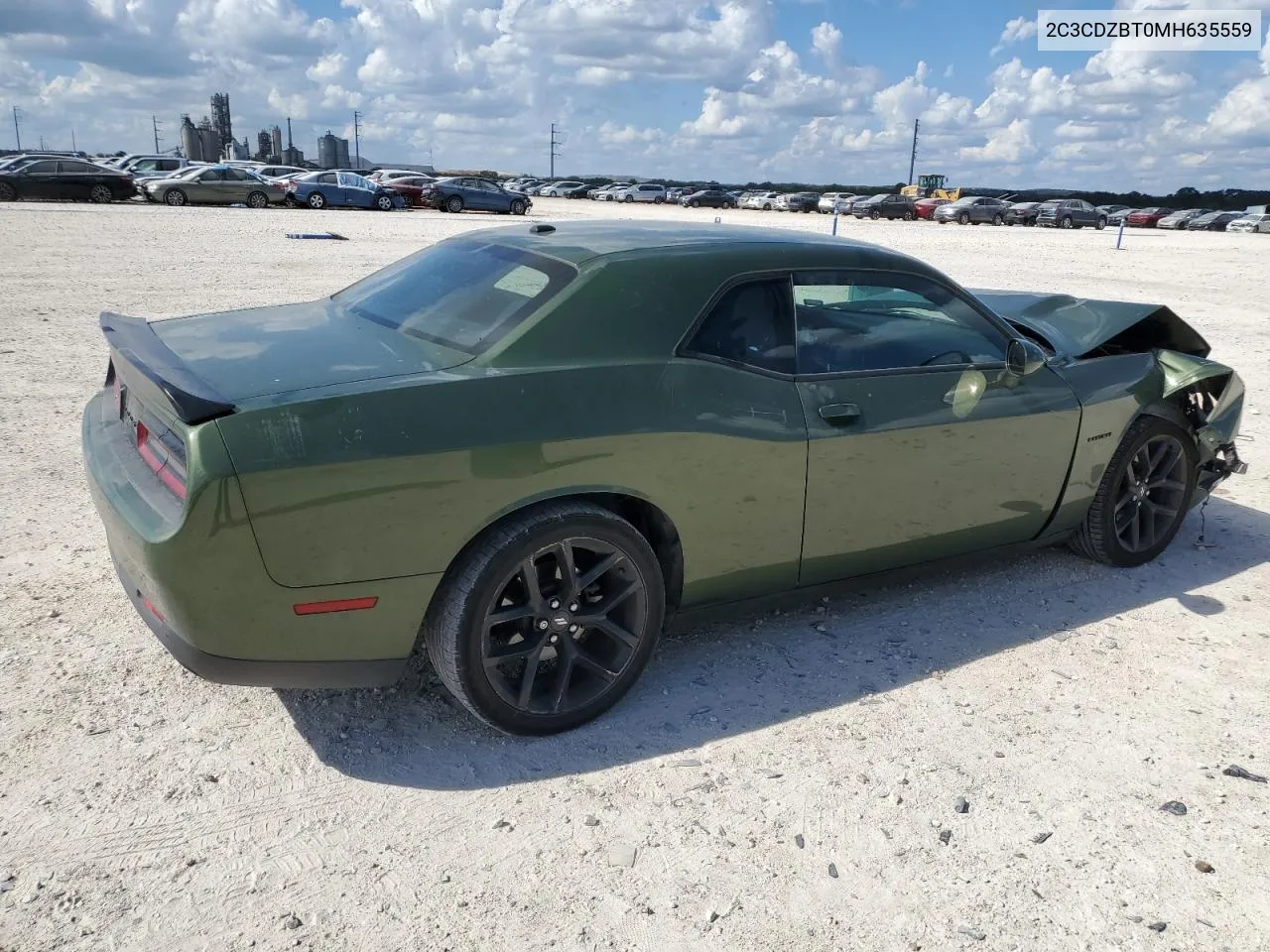 2021 Dodge Challenger R/T VIN: 2C3CDZBT0MH635559 Lot: 72270064