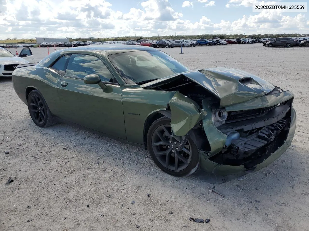 2021 Dodge Challenger R/T VIN: 2C3CDZBT0MH635559 Lot: 72270064