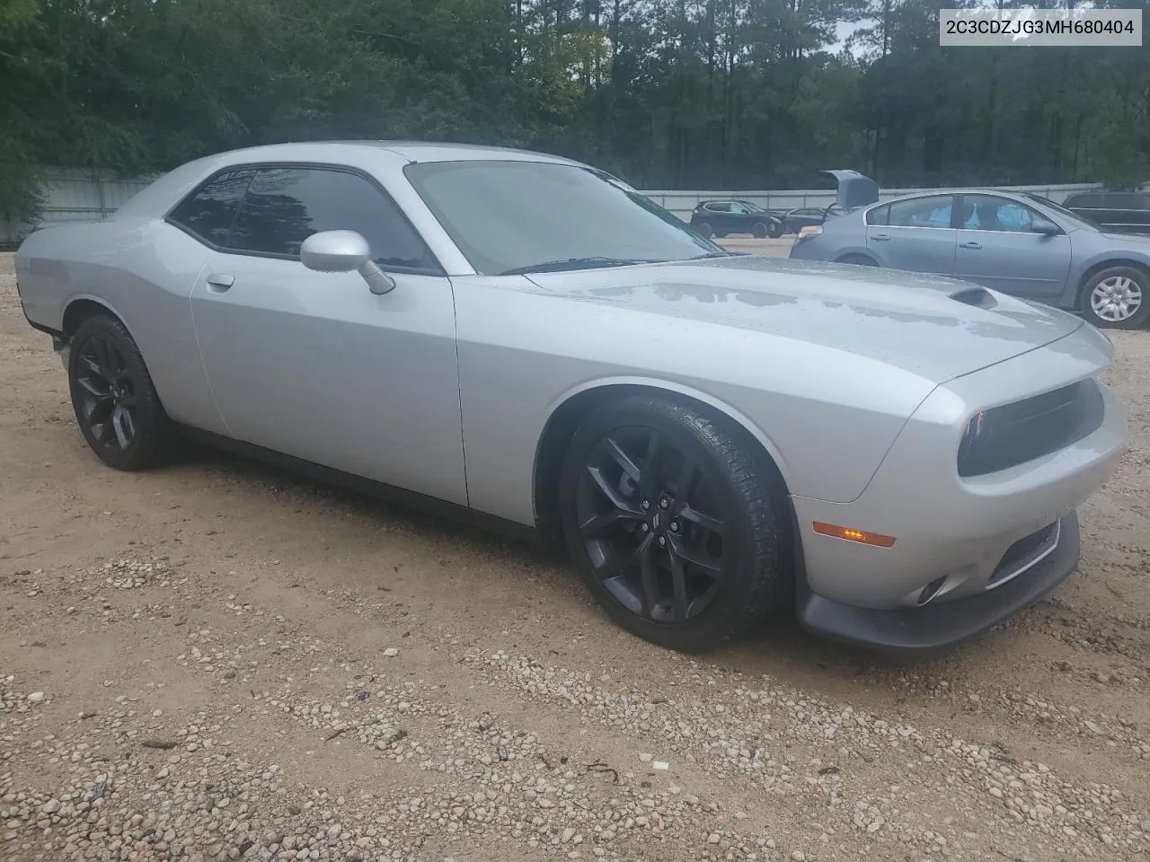 2021 Dodge Challenger Gt VIN: 2C3CDZJG3MH680404 Lot: 72462114