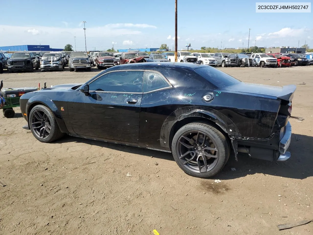 2021 Dodge Challenger R/T Scat Pack VIN: 2C3CDZFJ4MH502747 Lot: 72589734