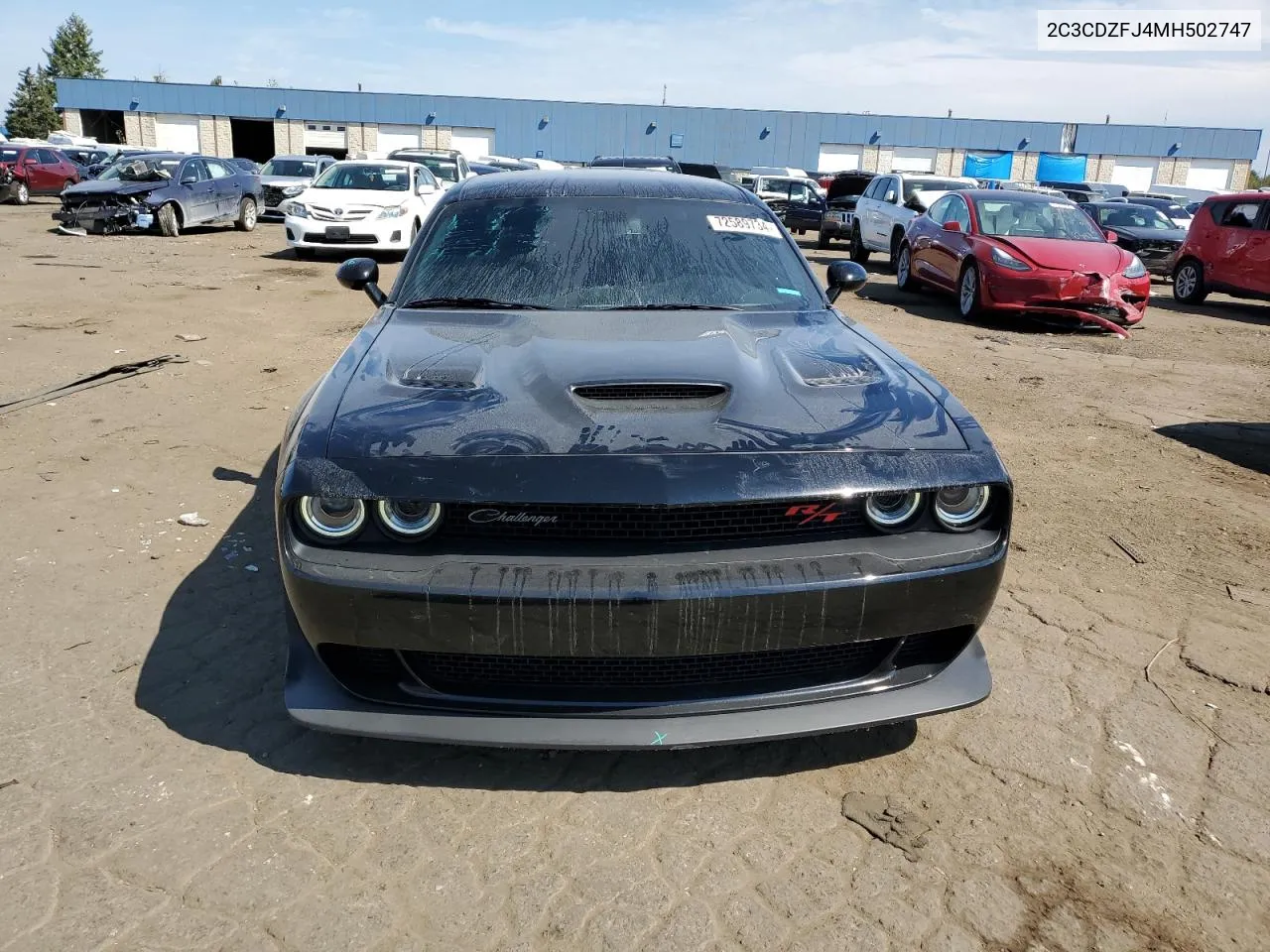 2021 Dodge Challenger R/T Scat Pack VIN: 2C3CDZFJ4MH502747 Lot: 72589734