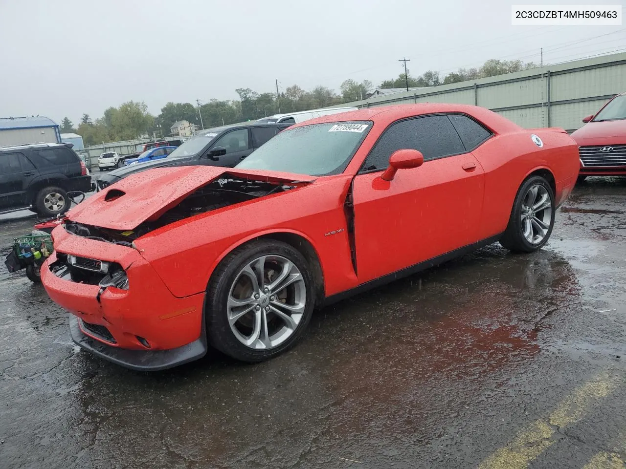 2021 Dodge Challenger R/T VIN: 2C3CDZBT4MH509463 Lot: 72759044