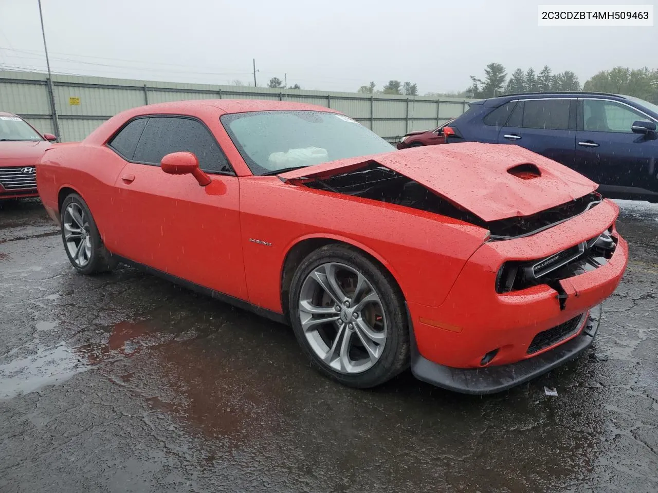 2021 Dodge Challenger R/T VIN: 2C3CDZBT4MH509463 Lot: 72759044