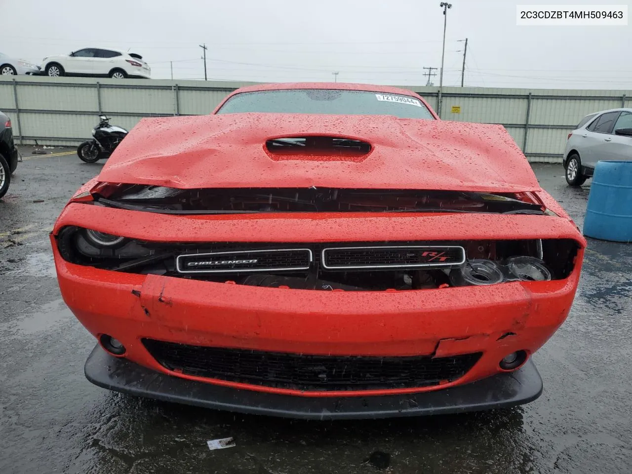 2021 Dodge Challenger R/T VIN: 2C3CDZBT4MH509463 Lot: 72759044