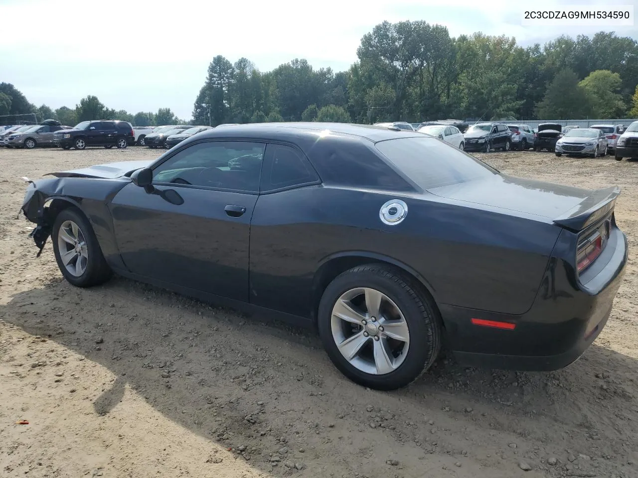 2021 Dodge Challenger Sxt VIN: 2C3CDZAG9MH534590 Lot: 72773214