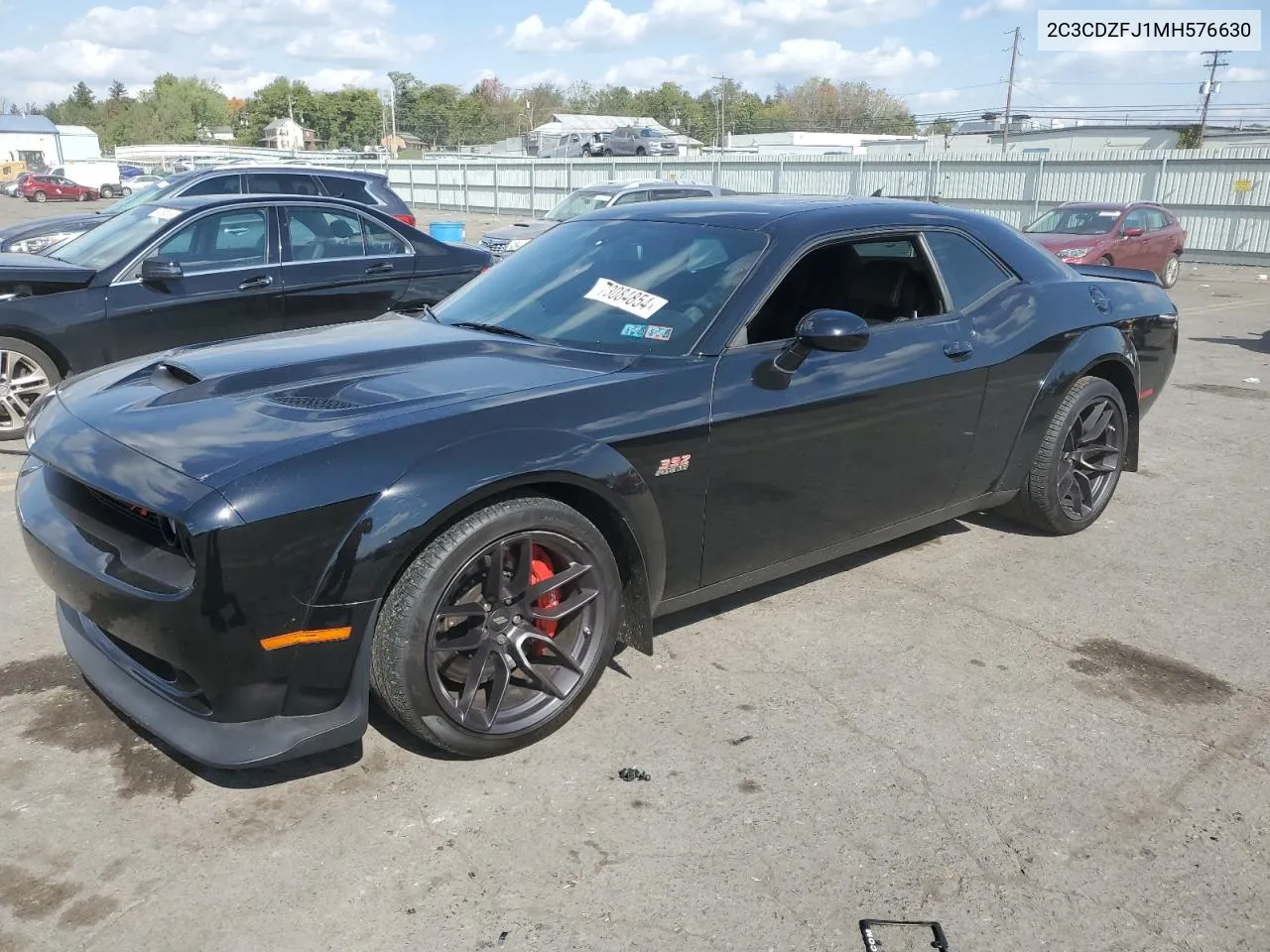 2021 Dodge Challenger R/T Scat Pack VIN: 2C3CDZFJ1MH576630 Lot: 73084854