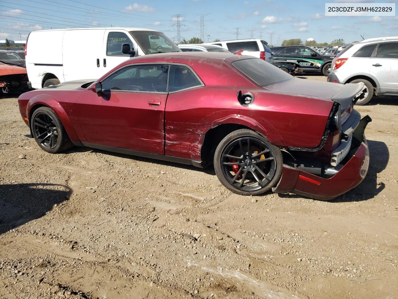 2021 Dodge Challenger R/T Scat Pack VIN: 2C3CDZFJ3MH622829 Lot: 73241374