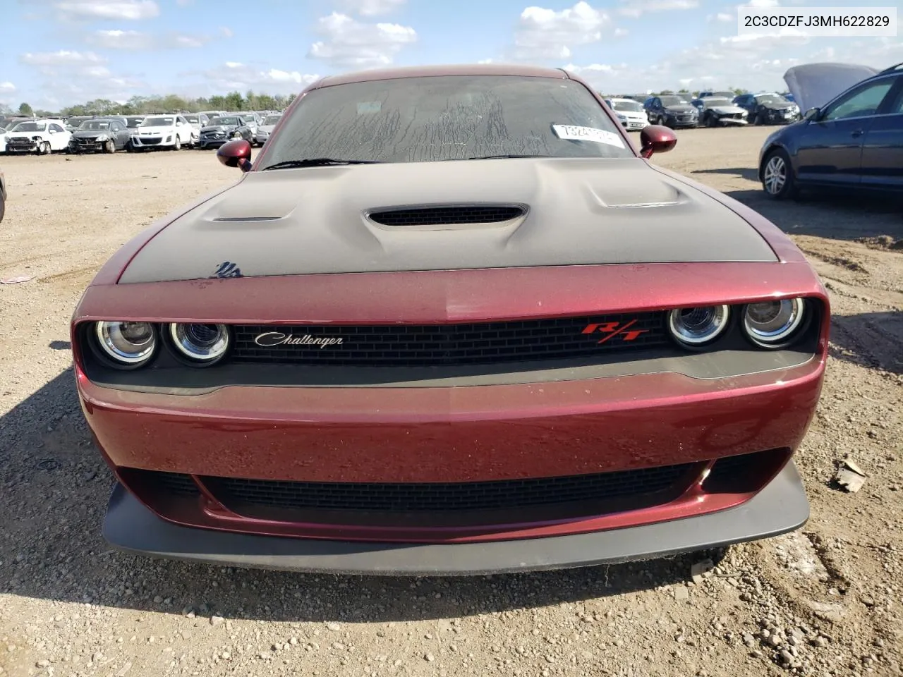 2021 Dodge Challenger R/T Scat Pack VIN: 2C3CDZFJ3MH622829 Lot: 73241374