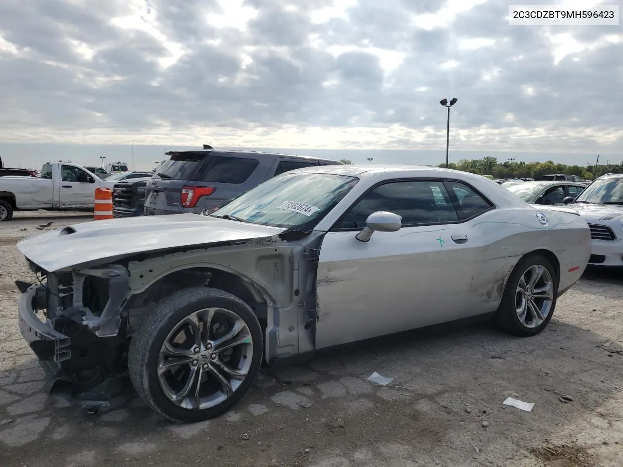 2021 Dodge Challenger R/T VIN: 2C3CDZBT9MH596423 Lot: 73382674