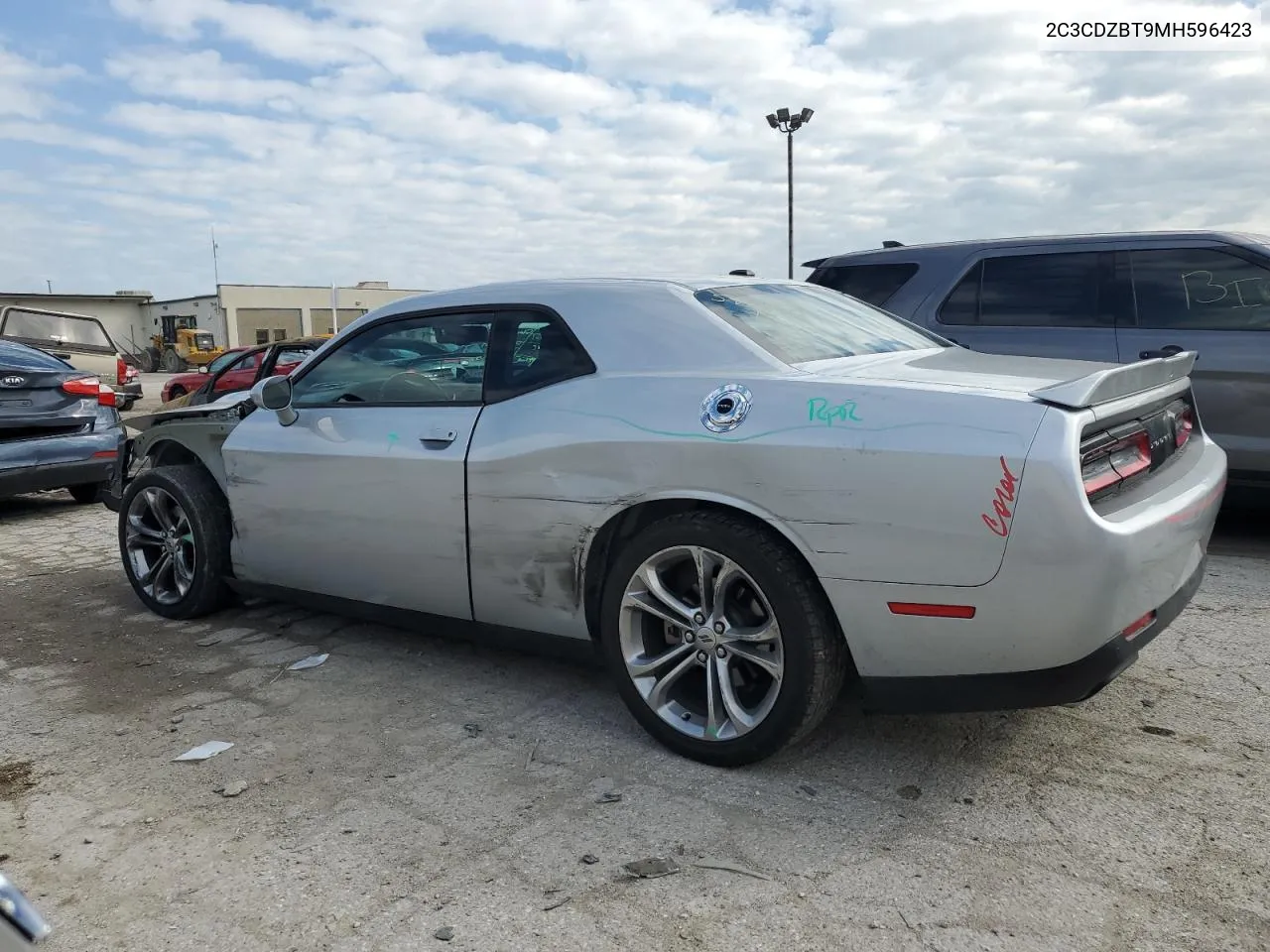 2021 Dodge Challenger R/T VIN: 2C3CDZBT9MH596423 Lot: 73382674