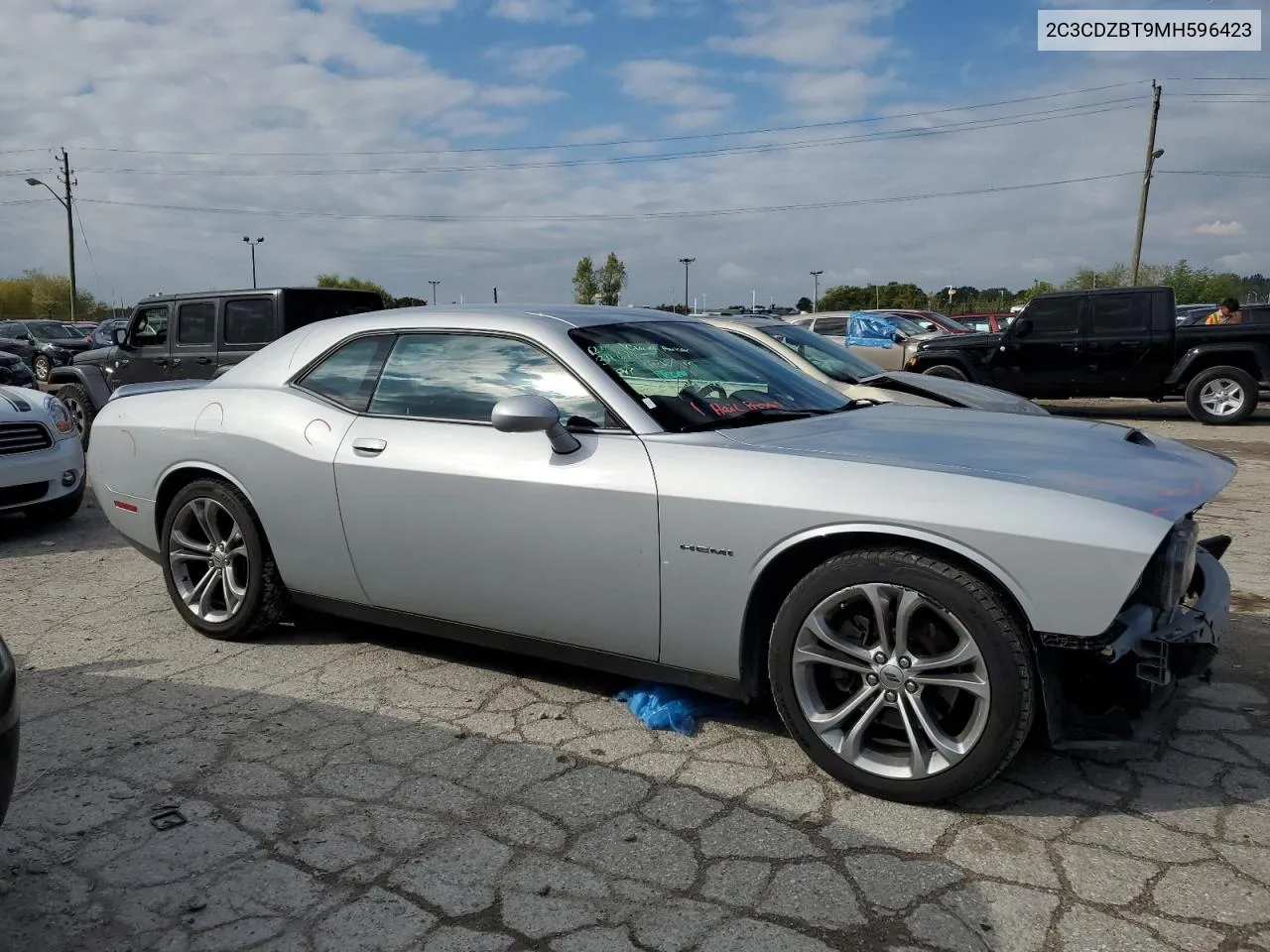 2021 Dodge Challenger R/T VIN: 2C3CDZBT9MH596423 Lot: 73382674