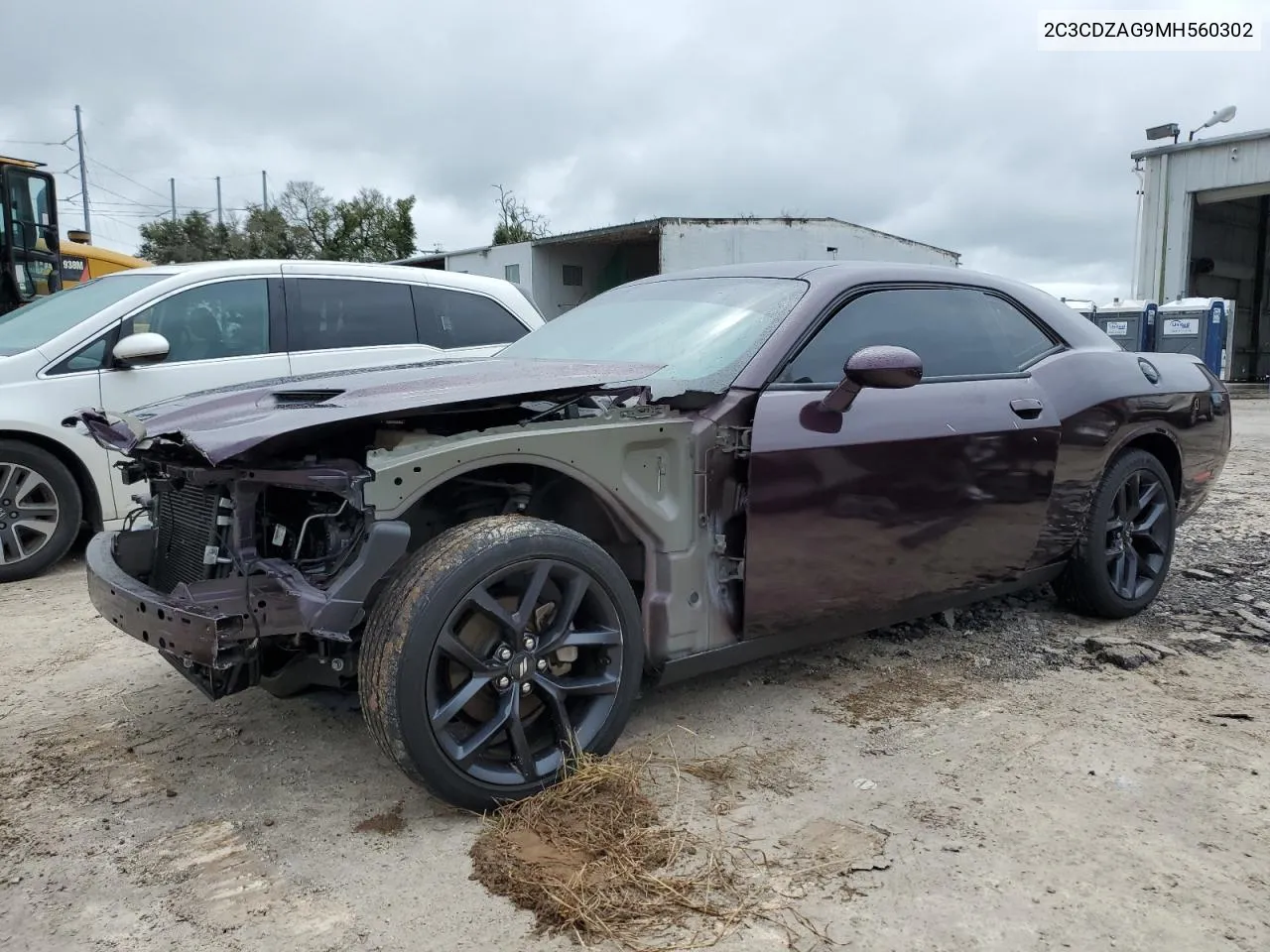 2021 Dodge Challenger Sxt VIN: 2C3CDZAG9MH560302 Lot: 73760954