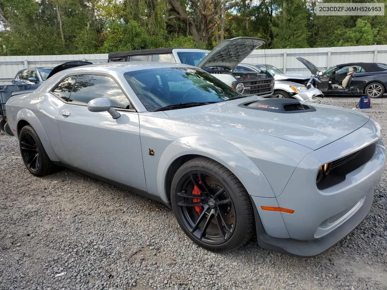 2021 Dodge Challenger R/T Scat Pack VIN: 2C3CDZFJ6MH526953 Lot: 73831254