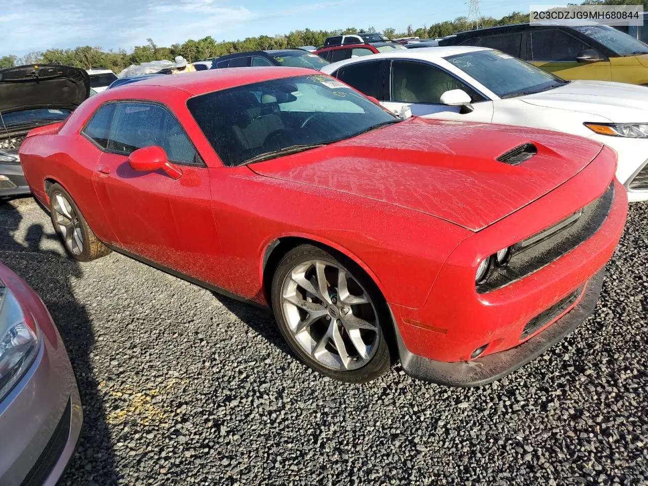 2021 Dodge Challenger Gt VIN: 2C3CDZJG9MH680844 Lot: 73889874