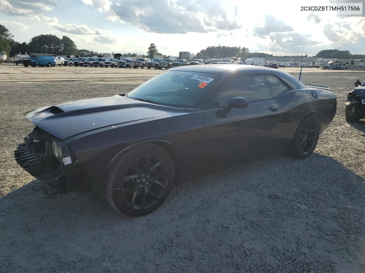 2021 Dodge Challenger R/T VIN: 2C3CDZBT7MH517556 Lot: 73949934