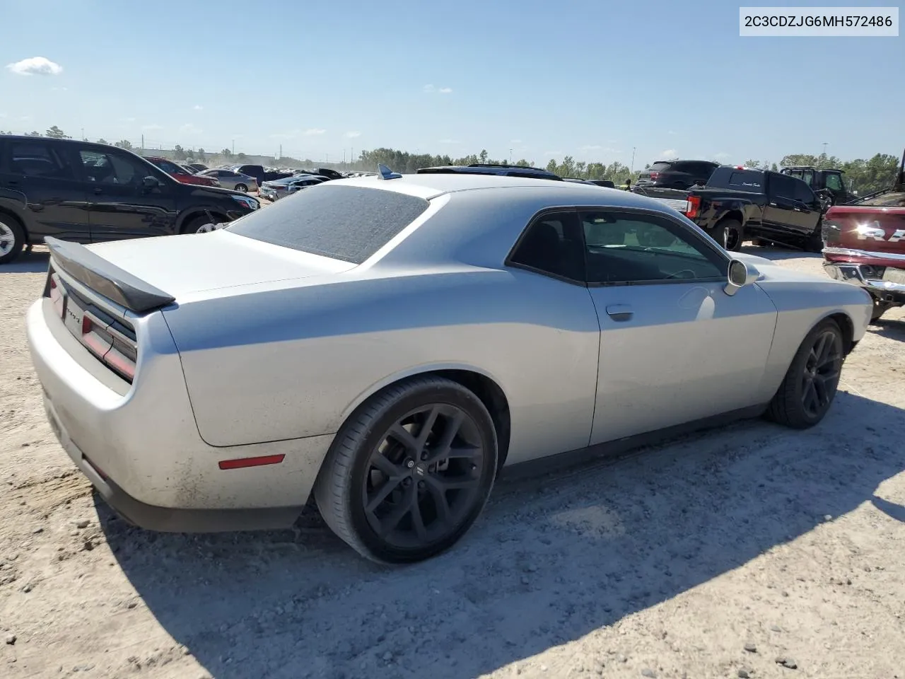 2021 Dodge Challenger Gt VIN: 2C3CDZJG6MH572486 Lot: 74007964