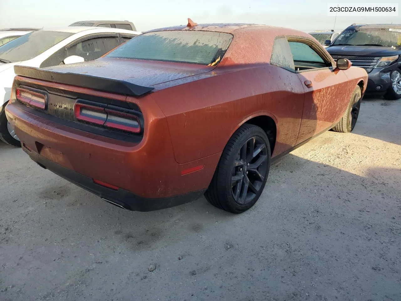 2021 Dodge Challenger Sxt VIN: 2C3CDZAG9MH500634 Lot: 74349134