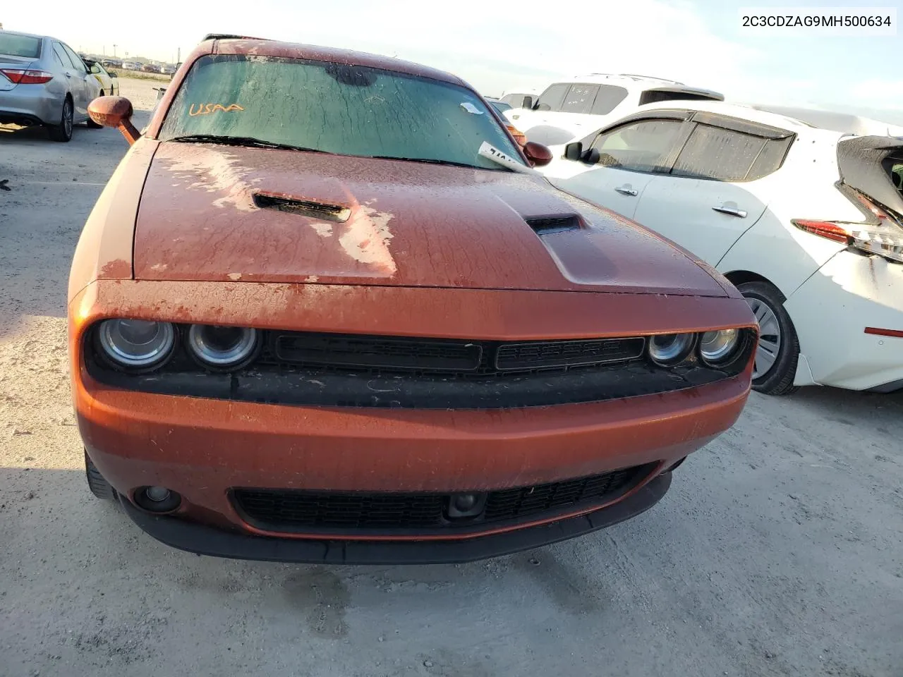 2021 Dodge Challenger Sxt VIN: 2C3CDZAG9MH500634 Lot: 74349134