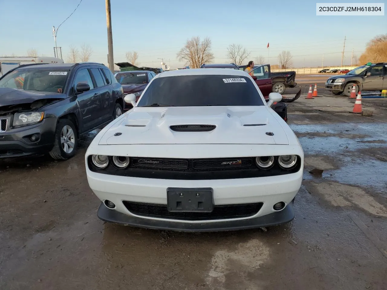 2021 Dodge Challenger R/T Scat Pack VIN: 2C3CDZFJ2MH618304 Lot: 74671374