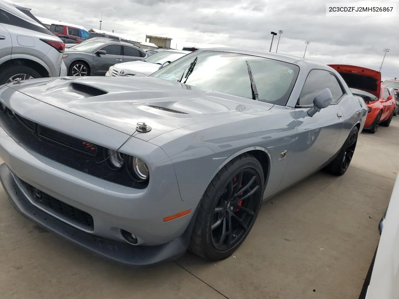 2021 Dodge Challenger R/T Scat Pack VIN: 2C3CDZFJ2MH526867 Lot: 74972734