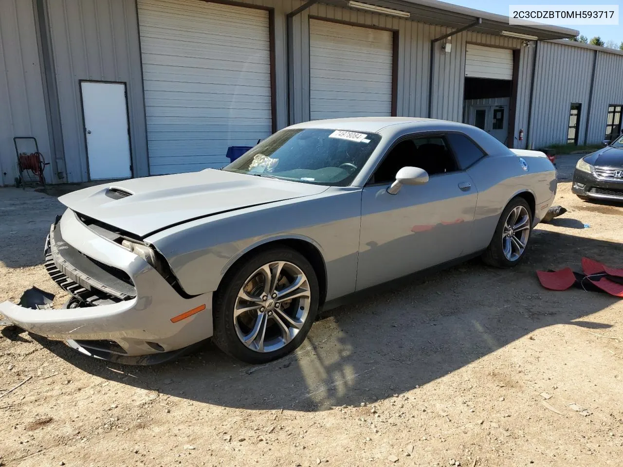 2021 Dodge Challenger R/T VIN: 2C3CDZBT0MH593717 Lot: 74978084