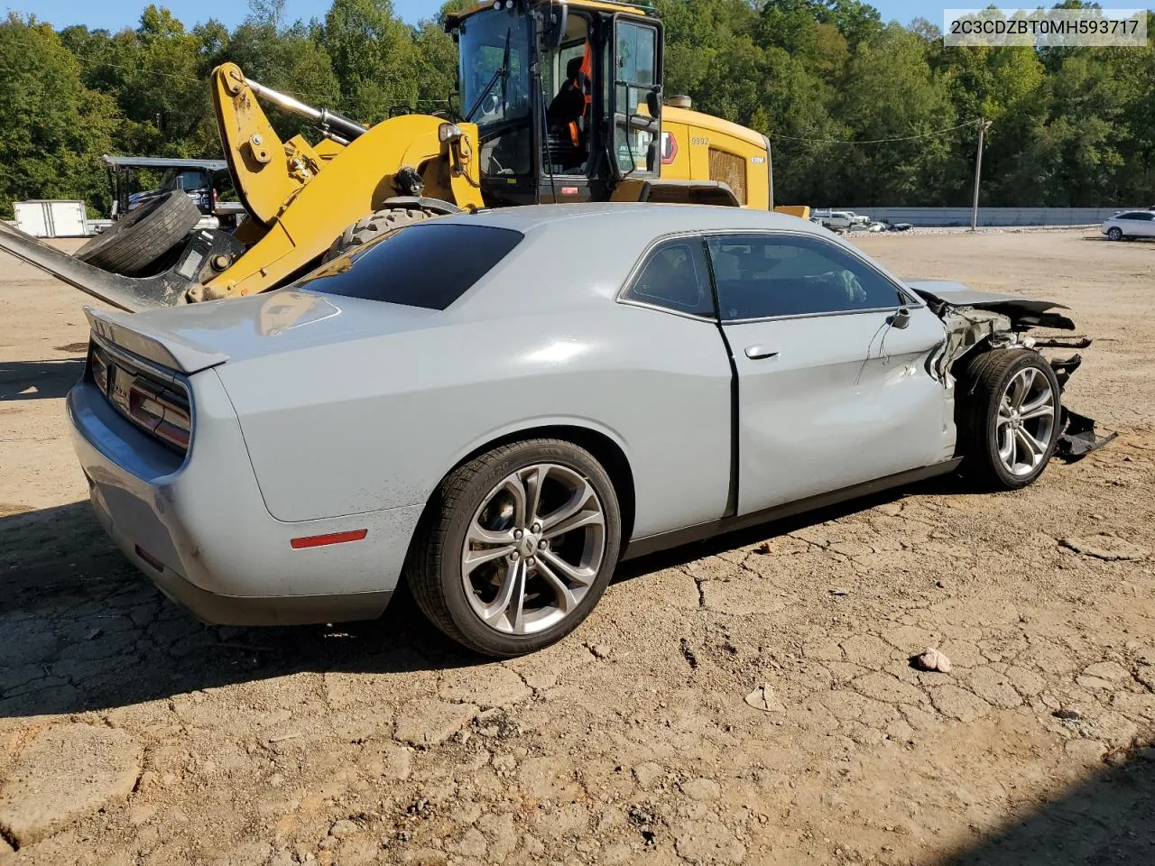 2021 Dodge Challenger R/T VIN: 2C3CDZBT0MH593717 Lot: 74978084